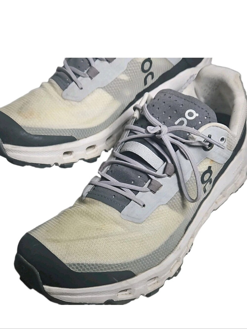 On Clouds CloudVista 64.99059 Gray/Blk Mesh Run Walk Y2K Sneaker 8.5WM/Men7[8E